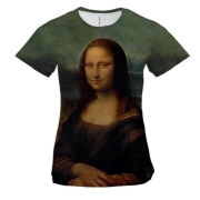 Женская 3D футболка с Джокондой (Мона Лиза)