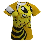 Жіноча 3D футболка з бджолою качком