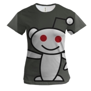 Жіноча 3D футболка Reddit