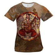 Женская 3D футболка "Козак Мамай"