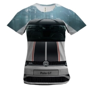 Жіноча 3D футболка Volkswagen Polo GT