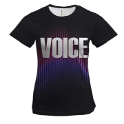 Жіноча 3D футболка з написом "Voice"