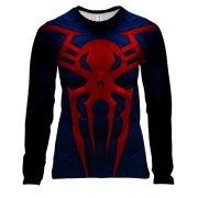 Женский 3D лонгслив "Костюм Человек-паук 2099"