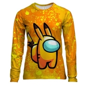 Жіночий 3D лонгслів AMONG US - Pikachu
