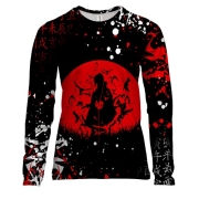 Женский 3D лонгслив Итачи Учиха (Наруто)