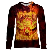 Жіночий 3D лонгслів Welcome to Chornobaivka