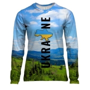 Жіночий 3D лонгслів Ukraine (Карпати)