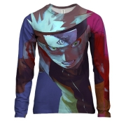 Жіночий 3D лонгслів Naruto Uzumaki