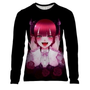 Женский 3D лонгслив Марин Китагава косплей вампир