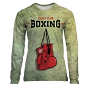 Жіночий 3D лонгслів Boxing Fight Club
