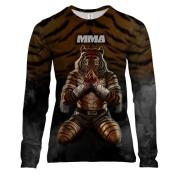 Женский 3D лонгслив Тигр MMA