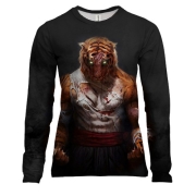 Жіночий 3D лонгслів Tiger Fighter MMA