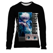 Женский 3D лонгслив Killua - Hunter x Hunter
