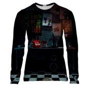 Жіночий 3D лонгслів Кімната охорони - FNaF