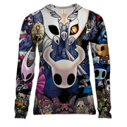 Женский 3D лонгслив Персонажи игры Hollow Knight