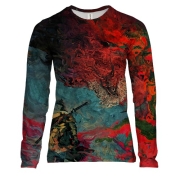 Жіночий 3D лонгслів Sekiro: Shadows Die Twice - Самурай проти дракона