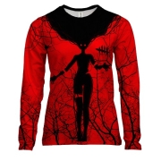 Жіночий 3D лонгслів Dead by Daylight, ghost