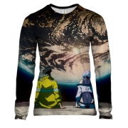 Женский 3D лонгслив Дэвид и Люси - Cyberpunk Edgerunners