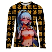 Женский 3D лонгслив Kamisato Aika - Genshin Impact