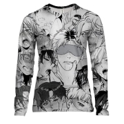 Женский 3D лонгслив Ahegao (man)