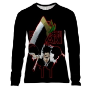 Женский 3D лонгслив Кенпачи Зараки - Bleach