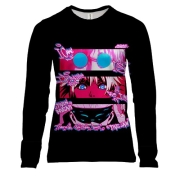 Женский 3D лонгслив Взгляды Сатору Годжо - Магическая битва