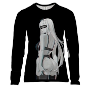 Жіночий 3D лонгслів 02 Waifu - Darling In The Franxx