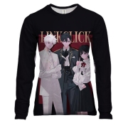 Жіночий 3D лонгслів аніме Агенти часу (LinkClick)