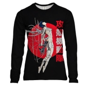 Жіночий 3D лонгслів Привид у броні