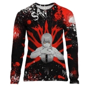 Жіночий 3D лонгслів Макіма - Людина-бензопила