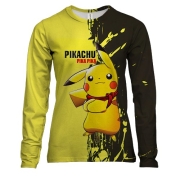 Жіночий 3D лонгслів Pikachu Pika Pika