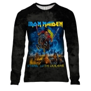 Жіночий 3D лонгслів Iron Maiden - stand with Ukraine