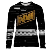 Женский 3D лонгслив "Navi" glitch effect