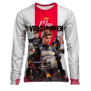 Жіночий 3D лонгслів F1 Макс Ферстаппен"