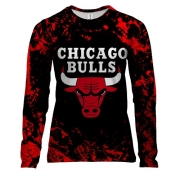 Жіночий 3D лонгслів "Чикаго Буллз"
