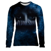 Жіночий 3D лонгслів Wednesday Smoke Арт