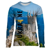 Жіночий 3D лонгслів Ukraine (Крим)