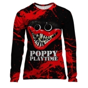 Женский 3D лонгслив ХАГГИ ВАГГИ ( Poppy Playtime)