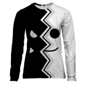 Жіночий 3D лонгслів Geometry Dash