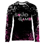 Жіночий 3D лонгслів Гра в Кальмара - Squid game