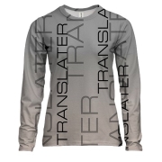 Жіночий 3D лонгслів для перекладача "translater"