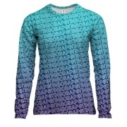 Жіночий 3D лонгслів з хештегом #пивовар