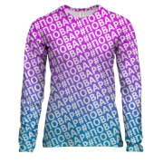 Жіночий 3D лонгслів з хештегом #кухар