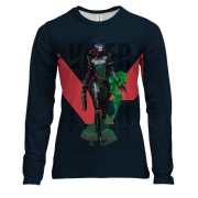 Жіночий 3D лонгслів VALORANT Viper