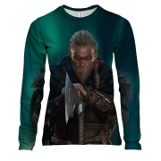 Жіночий 3D лонгслів Assassin’s Creed Valhalla (Вікінг)