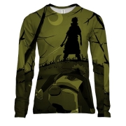 Женский 3D лонгслив Naruto fighting 3