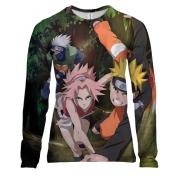 Жіночий 3D лонгслів Naruto`s comand 2