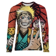 Жіночий 3D лонгслів Naruto on the beach