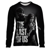 Жіночий 3D лонгслів The last of us BW