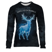 Жіночий 3D лонгслів Harry Potter - Expecto Patronum